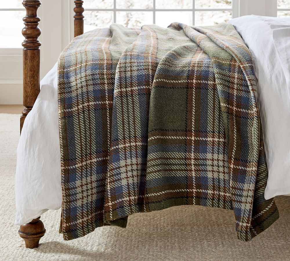 Plaid Woven Blanket | Pottery Barn (US)