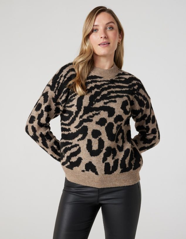Eugenie Animal Knit Pullover | THE ICONIC (AU & NZ)