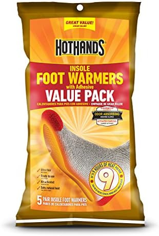 HotHands Insole Foot Warmers With Adhesive Value Pack (5-Pairs) | Amazon (US)