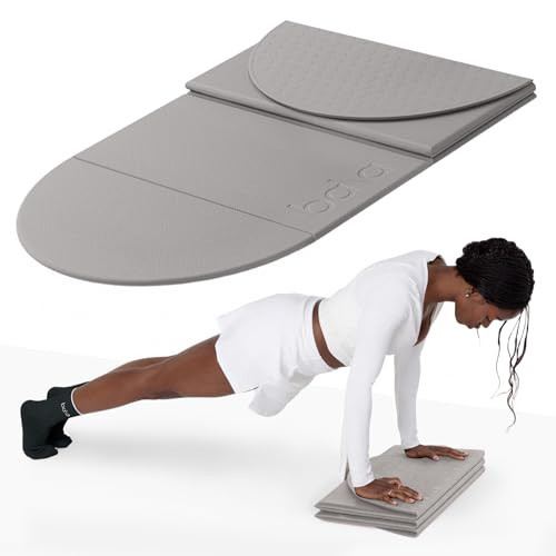 Bala Compact Foldable Yoga Mat, Non-Slip Exercise Mat for Home Workout | Amazon (US)