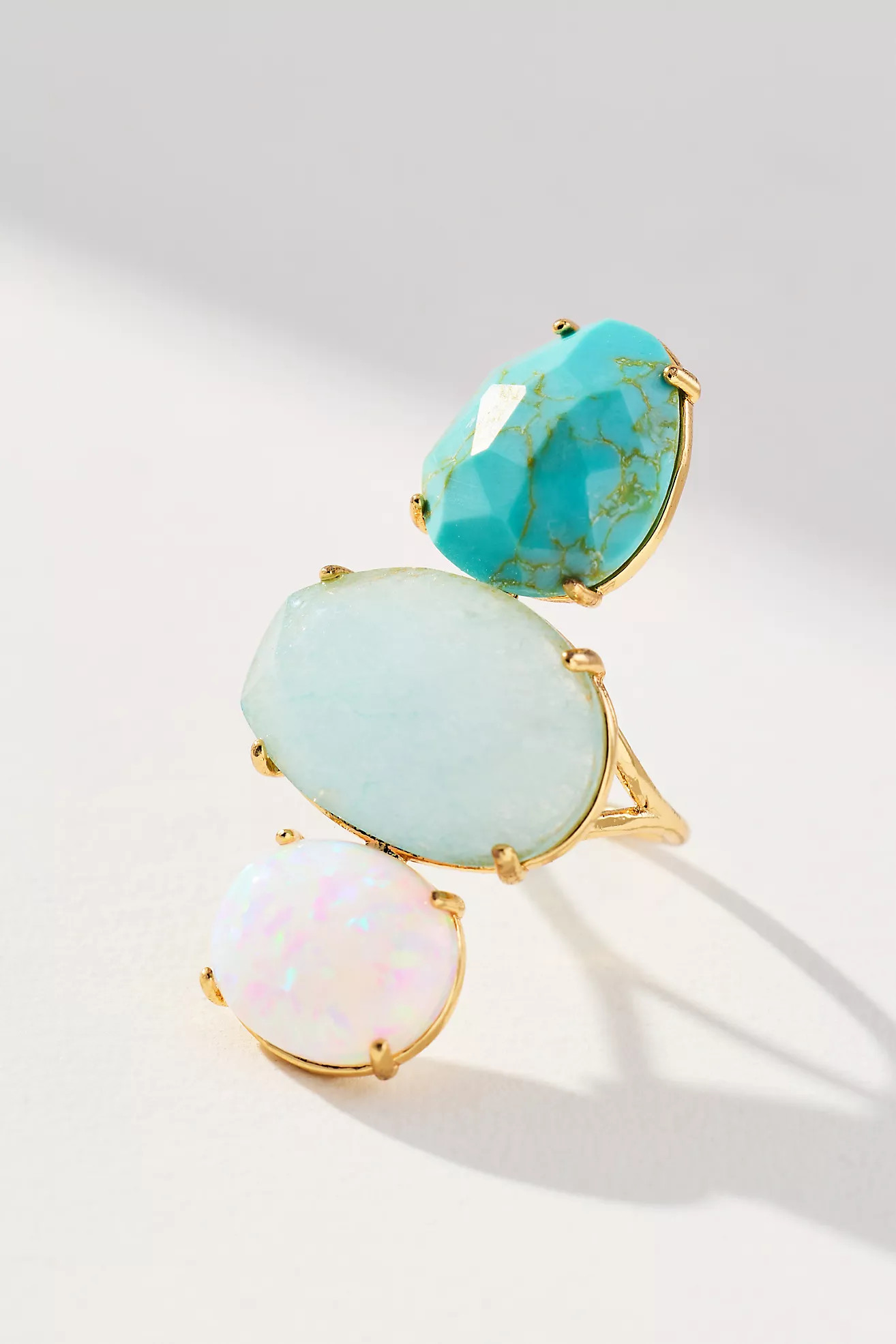 Triple Stone Cocktail Ring | Anthropologie (US)