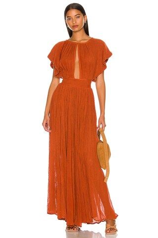 Jen's Pirate Booty Monaco Maxi Dress in Gauze Burnt Orange from Revolve.com | Revolve Clothing (Global)