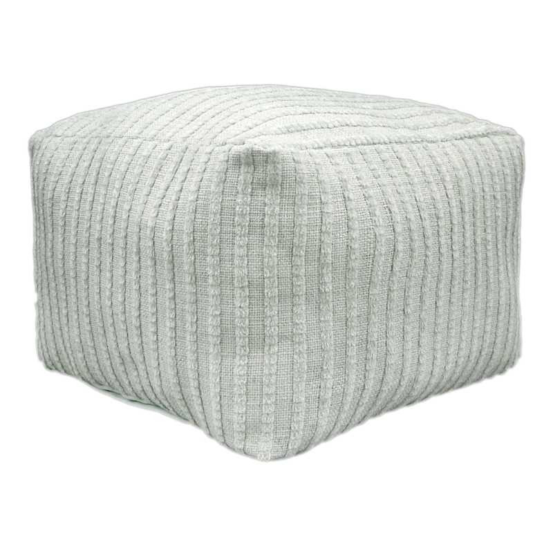 Bubble Dot Pouf, Glacier | At Home