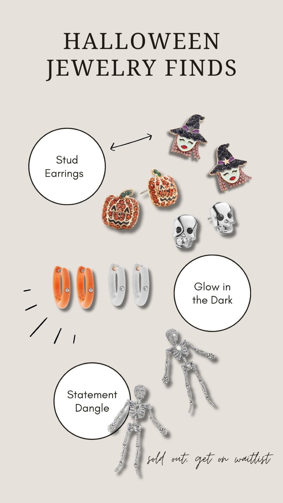 Statement Halloween jewelry 🎃

#LTKHalloween #LTKGiftGuide #LTKSeasonal