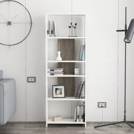 Latitude Run® Amunra 63'' H x 22.4'' W Standard Bookcase | Wayfair North America