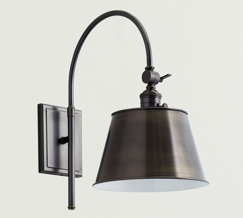 Arc Tapered Metal Sconce | Pottery Barn (US)