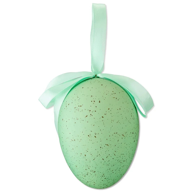 Jumbo Speckled Egg Hanging Decoration, Green, 10", Easter by Way To Celebrate | Walmart (US)