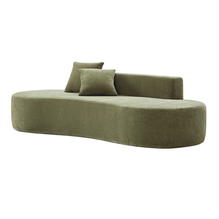 Ellis Foam Curved Modern Sofa | World Market