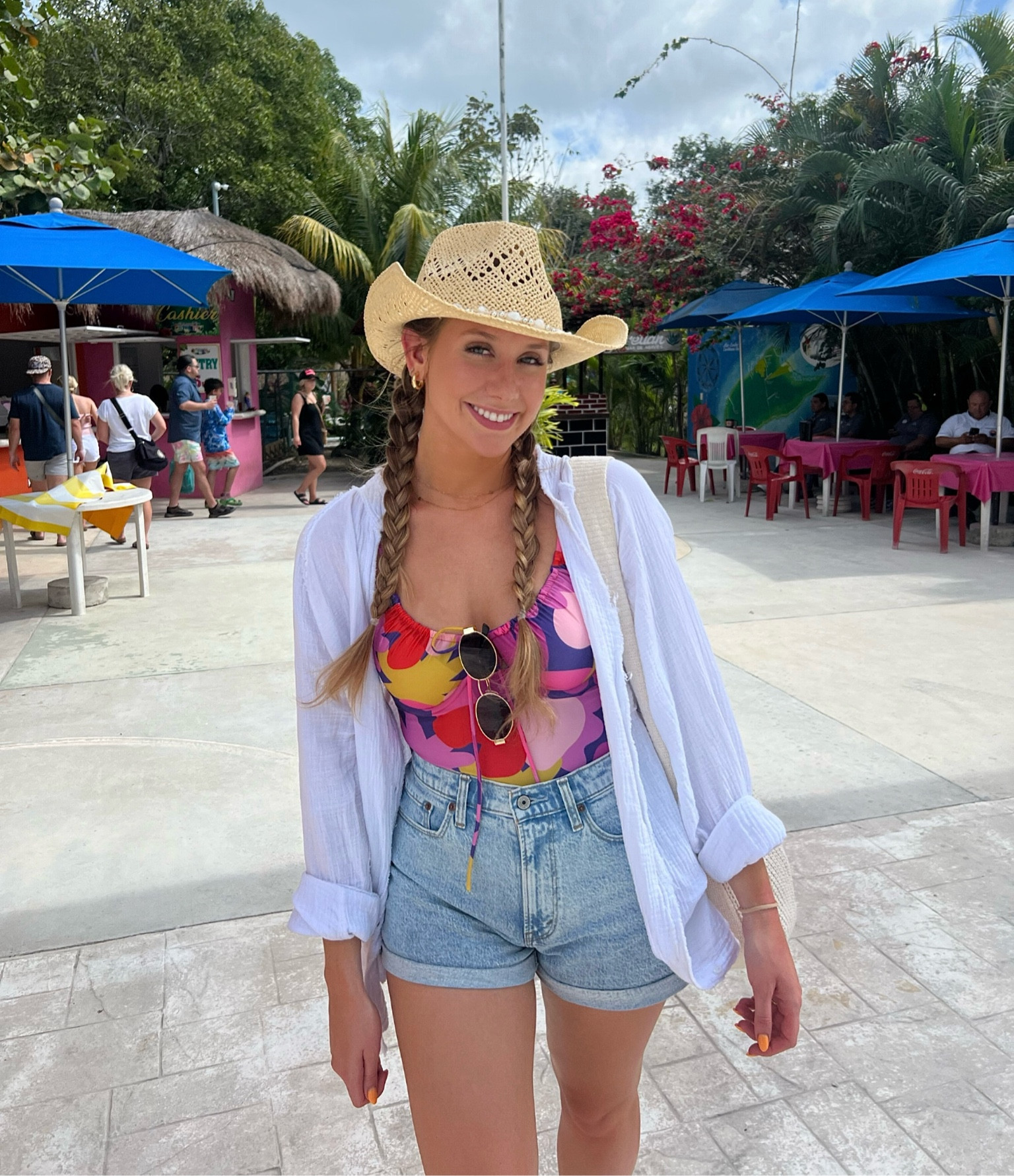 Such a comfy fit for vacation! Vacation outfits, beach outfit, summer outfit inspo

#LTKtravel #LTKfindsunder50 #LTKswim