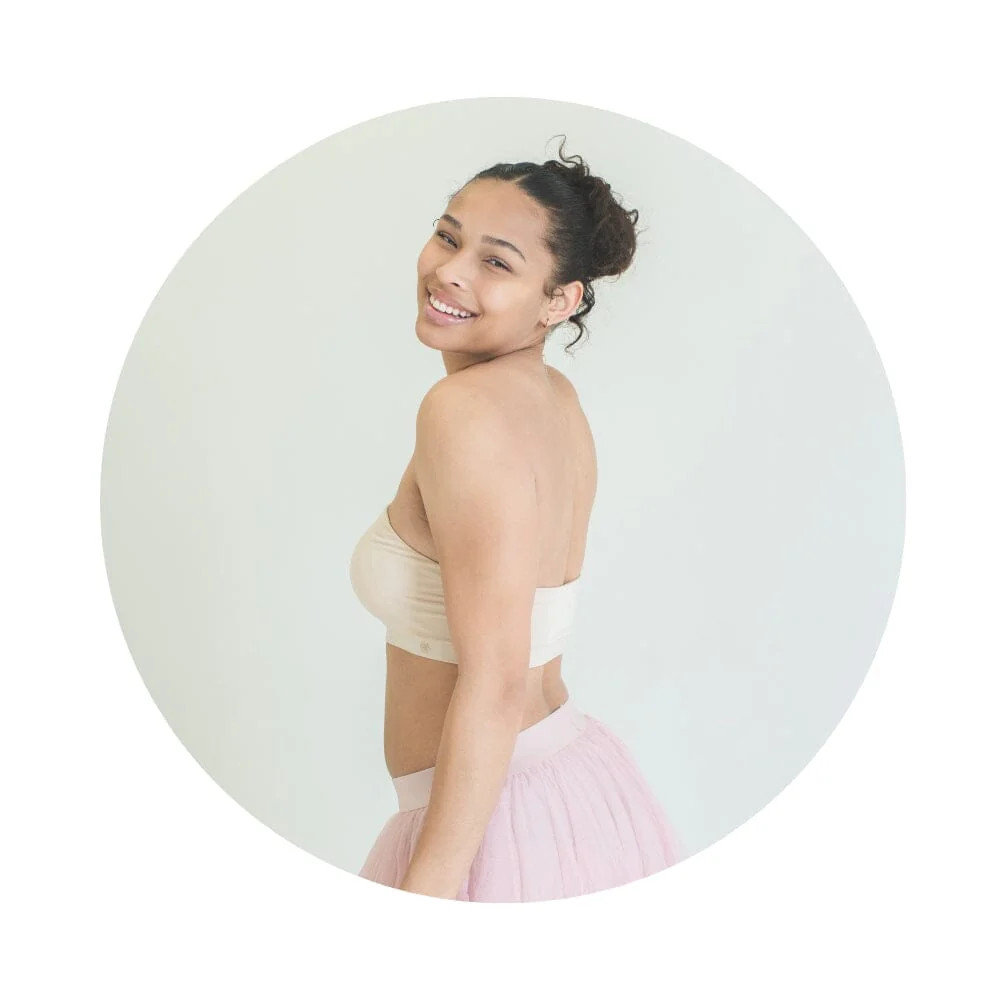 Chloe Bandeau Bra | Bleuet