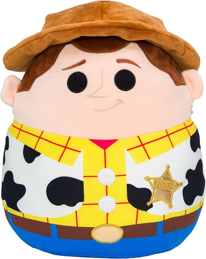 Squishmallow Disney 14" Pixar Woody - Disney Ultrasoft Stuffed Animal Plush Toy Official Kellytoy... | Amazon (US)