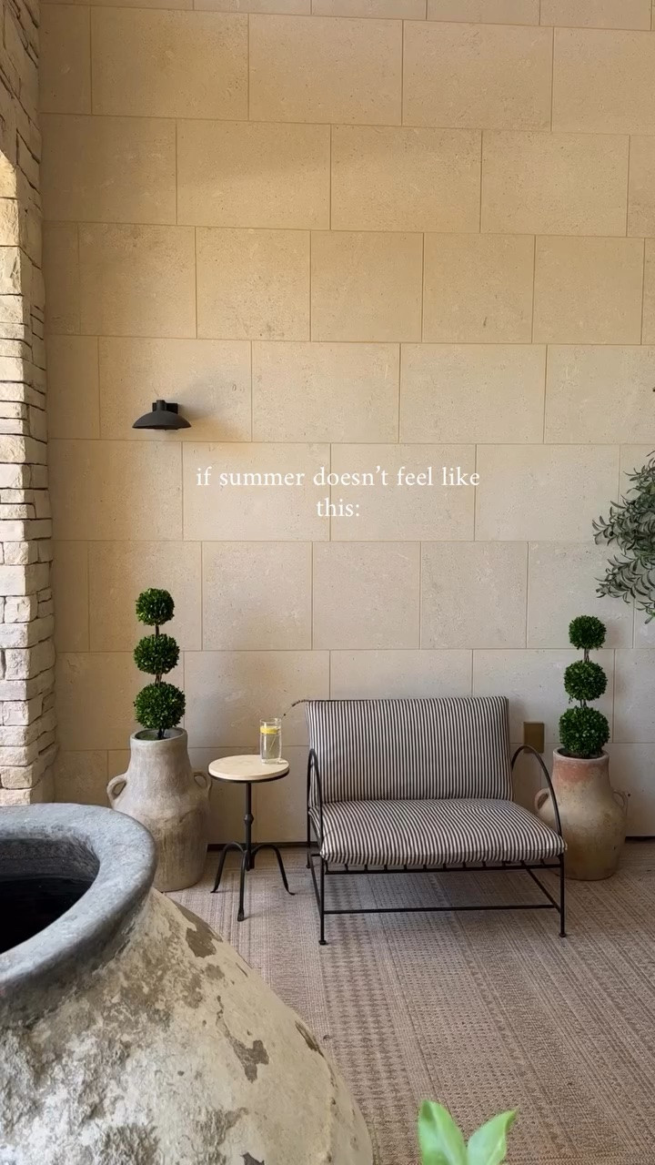 #AD fresh fruit and lavender from the garden, vibrant salads, sitting in the shade with a little drink, and nothing to do.

@Wayfair | #Wayfair | #WayfairPartner @shop.Itk #liketkit