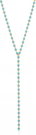 Dainty Semiprecious Stone Y Necklace | Nordstrom