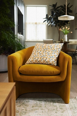 Vera Cotton Floral Printed Pillow | Anthropologie (US)