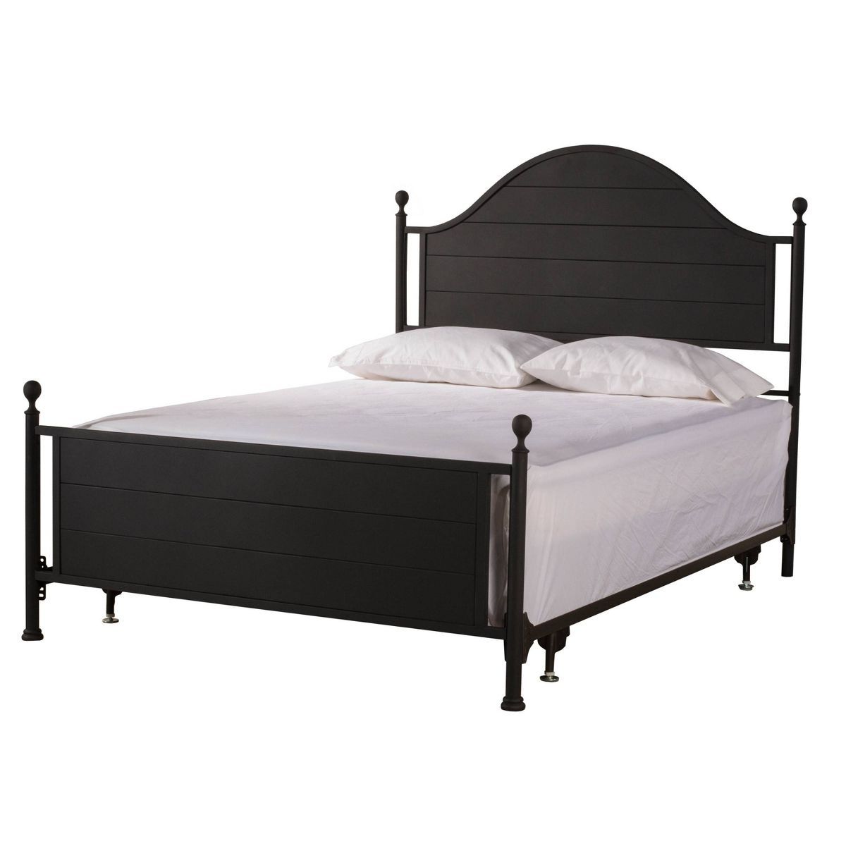 Queen Cumberland Metal Bed Set Textured Black - Hillsdale Furniture | Target