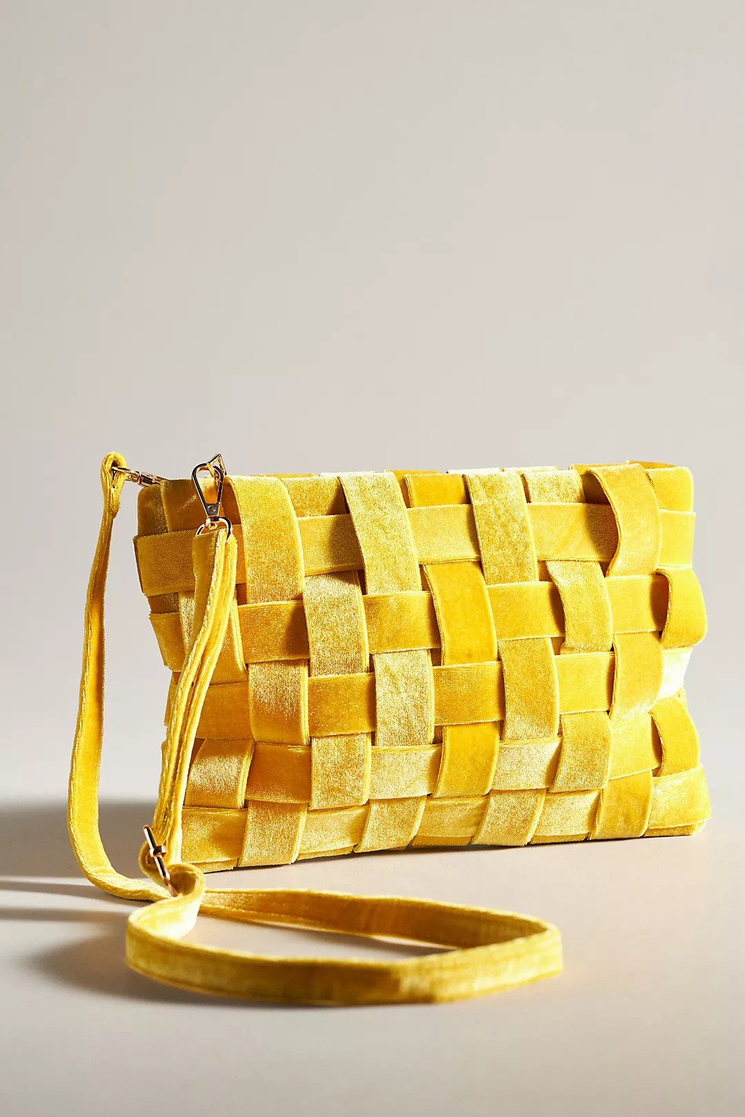 Lindy Woven Clutch: Velvet Edition | Anthropologie (US)