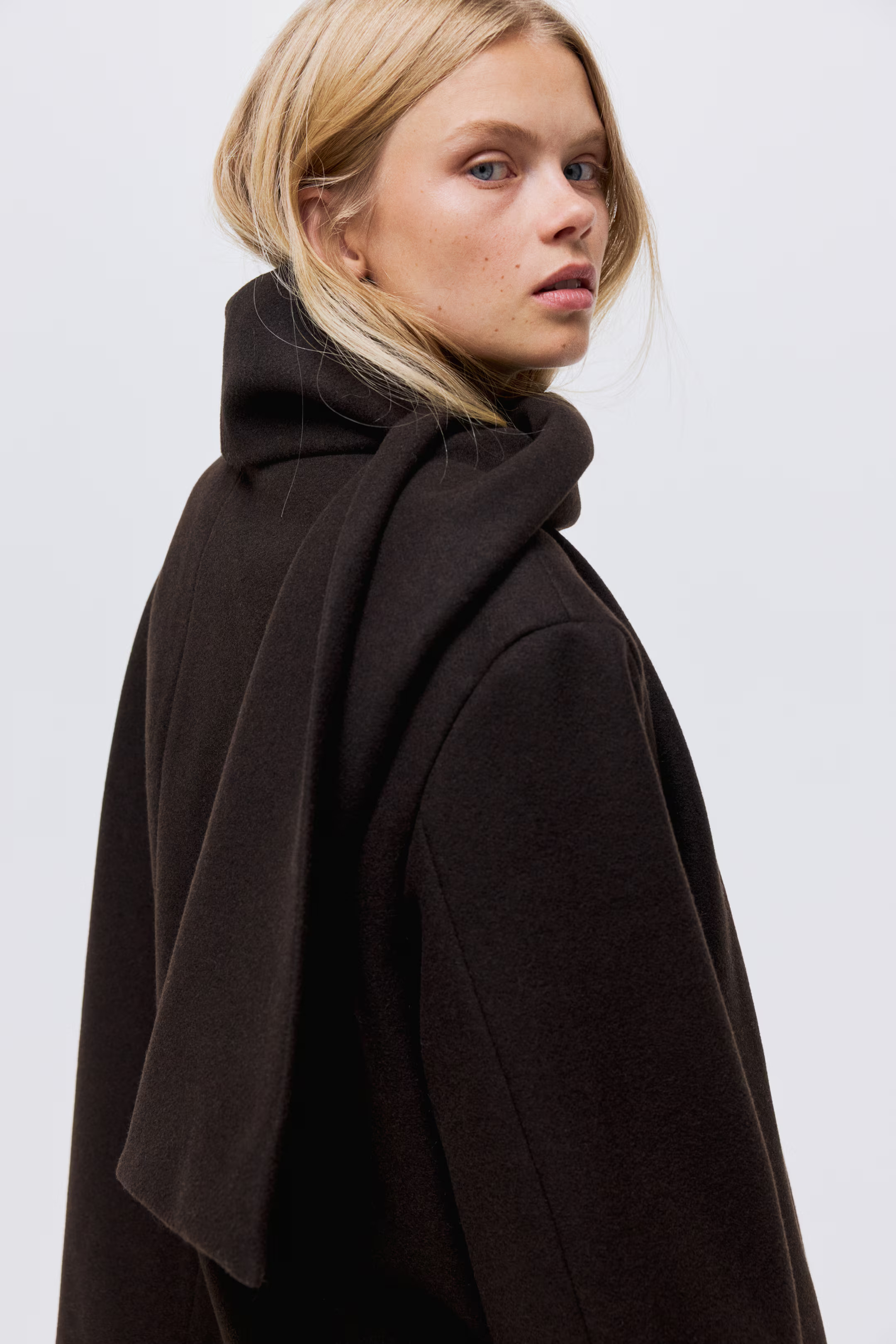 Scarf-Detail Coat | H&M (US + CA)