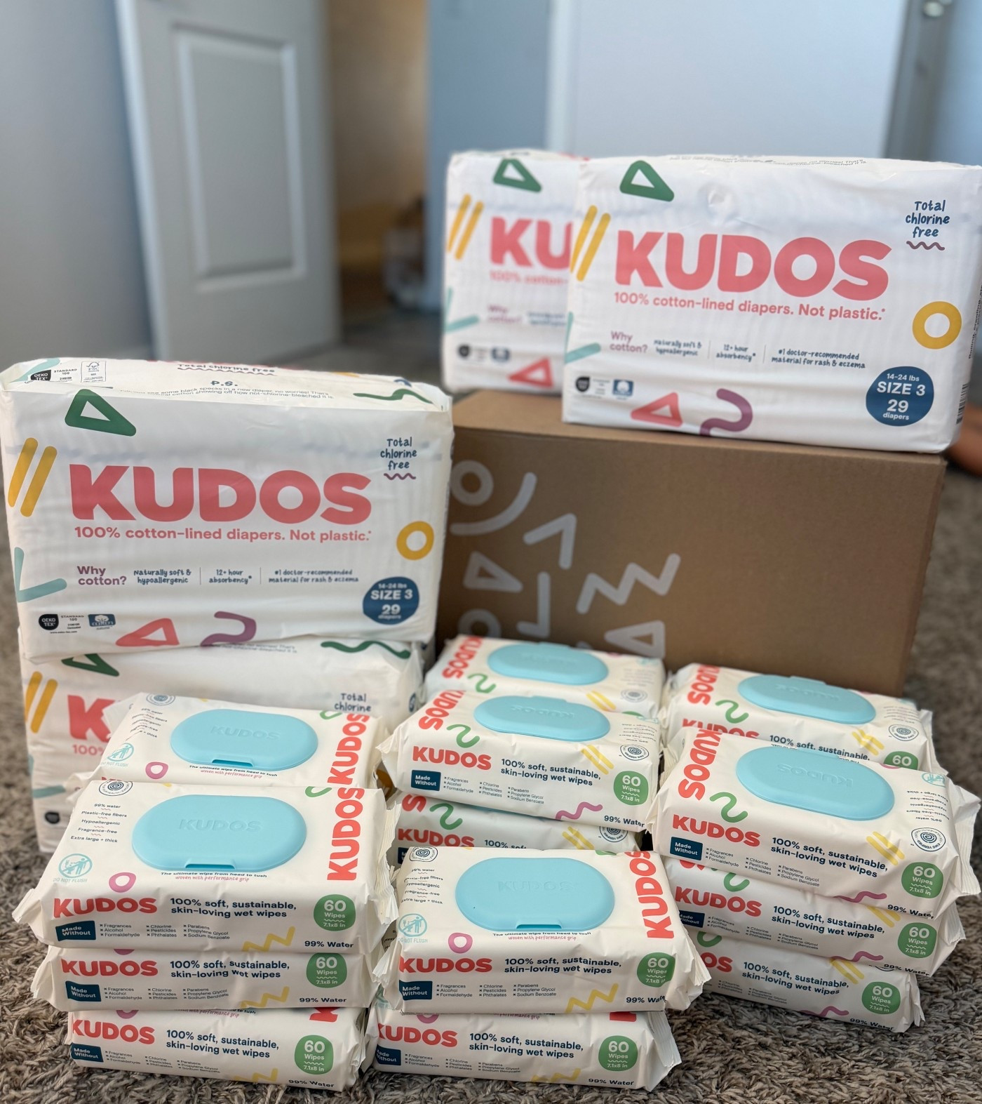 Excited to try these new diapers & wipes out!! #kudostobaby @kudostobaby #gifted 

#LTKBaby #LTKKids #LTKdayinmylife