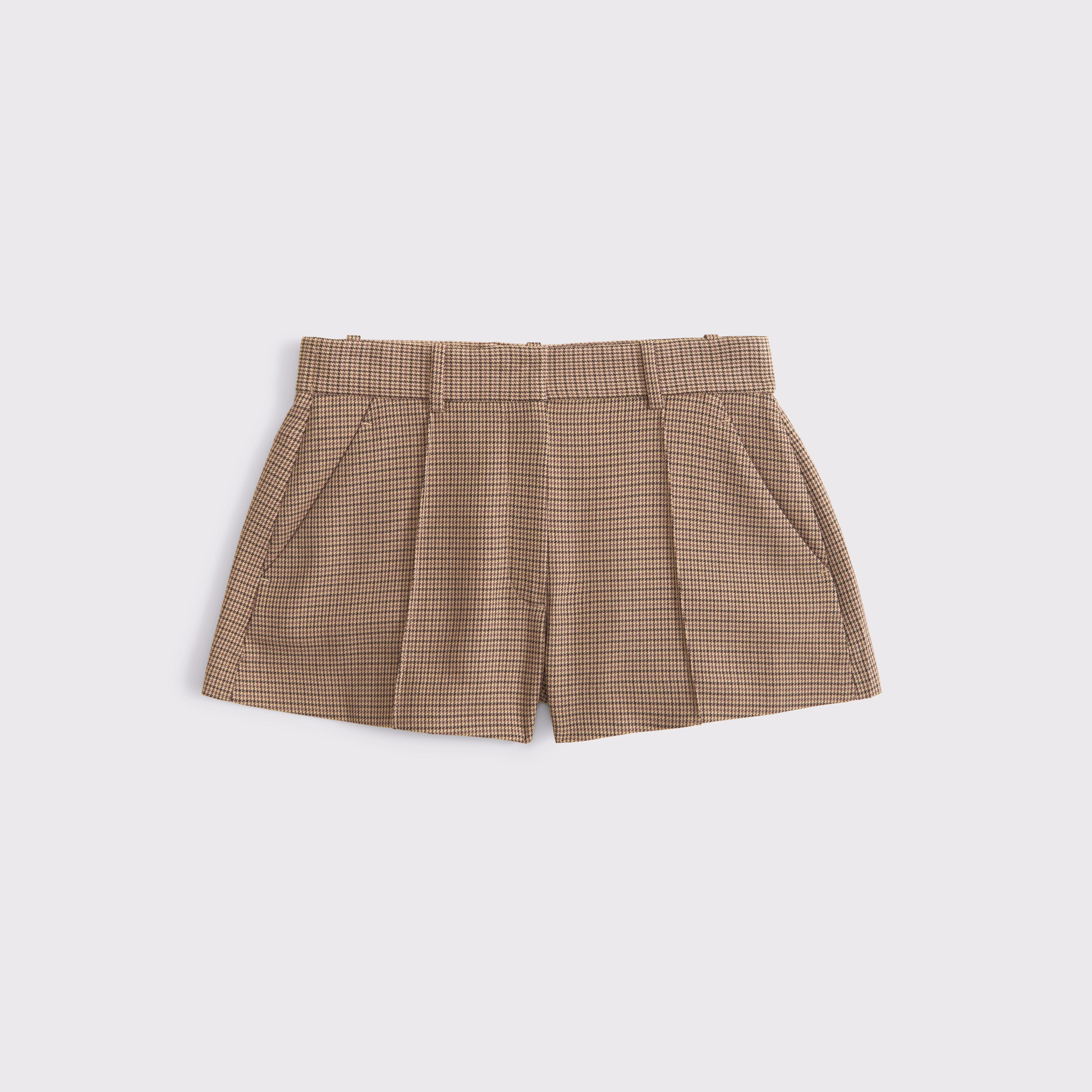 Curve Love High Rise Micro Tailored Short | Abercrombie & Fitch (US)