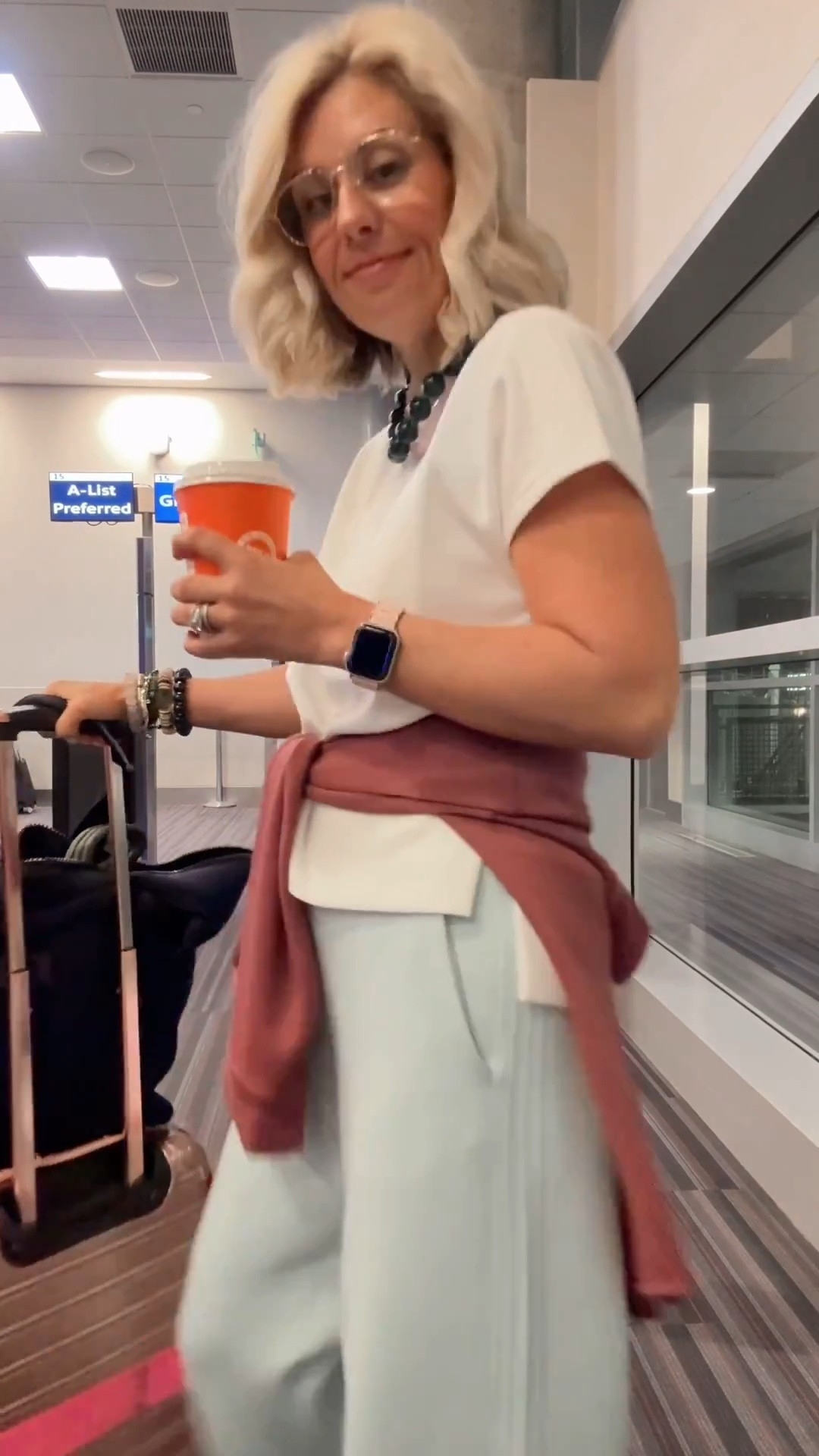 Xs top (both)
S petite pant
8 shoes

Use code AE25 on full price @Spanx air essentials this weekend only. Ends today!

#LTKCon #LTKTravel #LTKootd