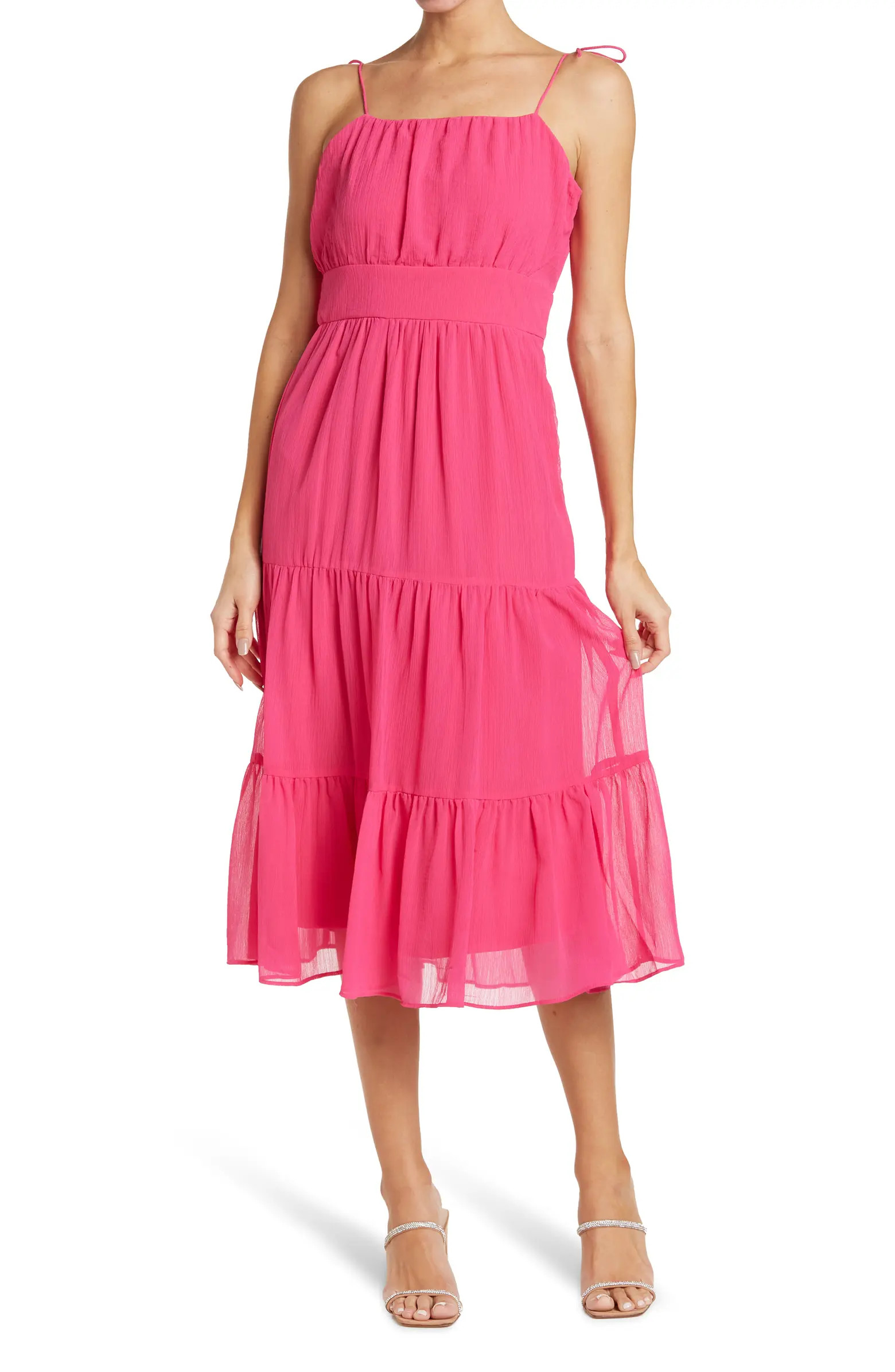 NSR Silky Chiffon Midi Dress | Nordstromrack | Nordstrom Rack