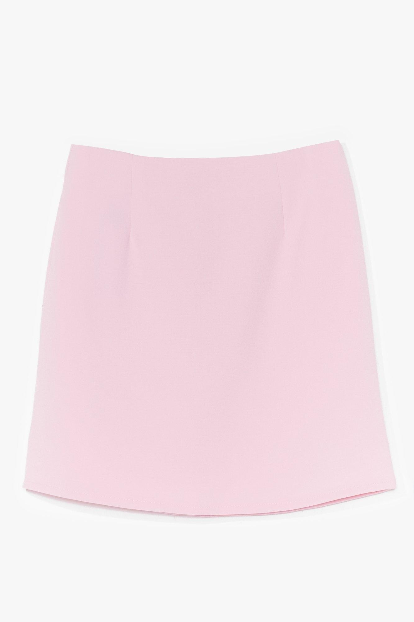 High Waisted A Line Mini Skirt | Nasty Gal (US)