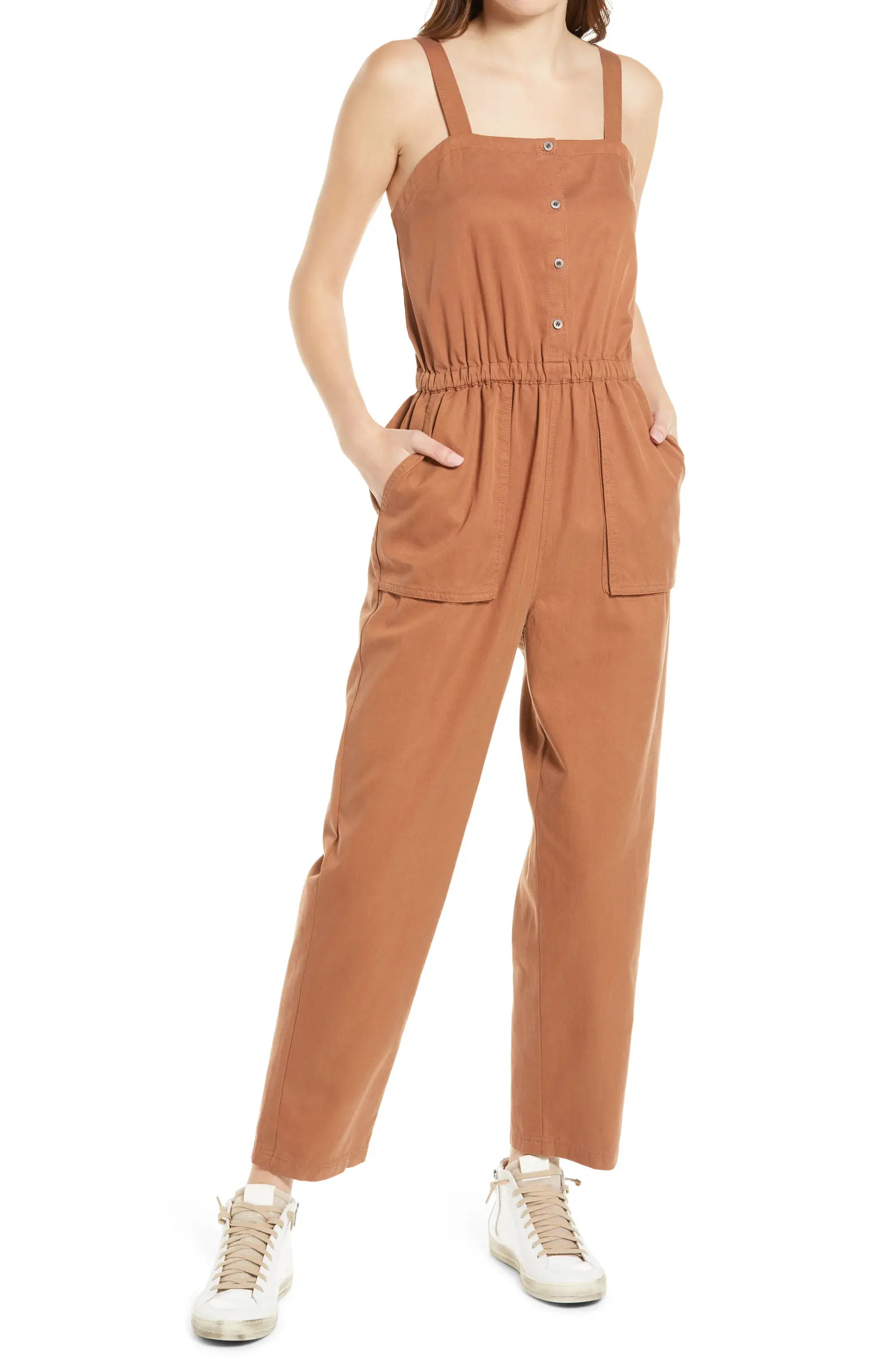 Sleeveless Utility JumpsuitTREASURE & BOND | Nordstrom