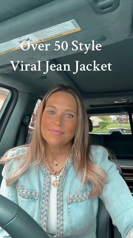Love this Jean jacket! It will sell out so get it NOW! Wearing size large! And use code TAndT15 for 15% off site wide!!!!

#LTKVideo #LTKover40 #LTKmidsize