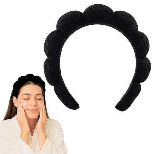 2 ORCHIDS Terry Cloth Skincare Headband for Washing Face - Makeup Headband for Women, Spa Hairband, Bubble Band, Face Wash Accessory, Getting Ready for Skincare Routine | Amazon (US)