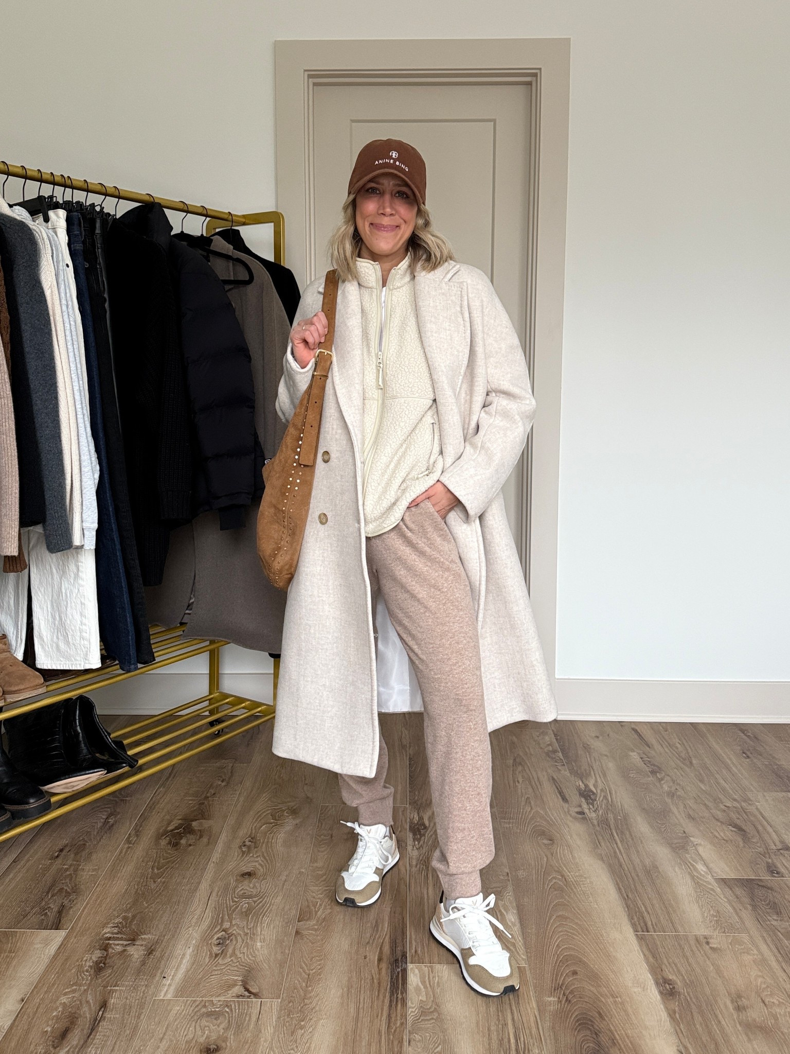 Wearing snalll joggers, small long sleeve, small vest, XS coat, sneakers tts

#LTKgrwm #LTKOver40 #LTKootd