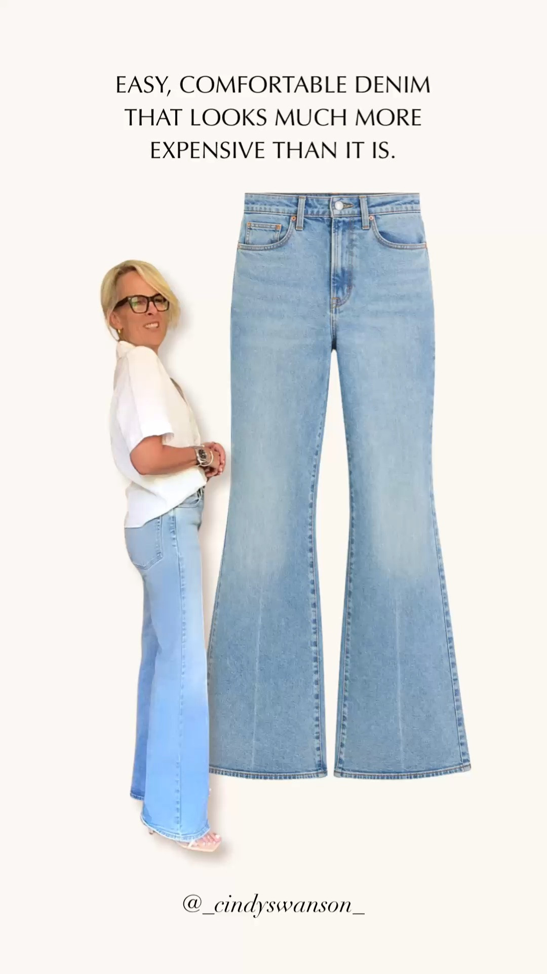 These Target jeans look and feel much more expensive than they are. 🤍 I love the easy, polished fit of this light-wash flare, comfortable enough for everyday wear, but elevated enough for dinner or going out.

💡 LTK MADE EASY
❤️ Heart = Support my posts!
🔖 Save = Get sale & restock alerts
📋 Lists = Keep favorites organized
📲 Share = Send lists and products to a friend. Hello, Christmas List!
💬 Comment = Ask me anything about what I’m wearing.:-)

#LTKootd #LTKOver40