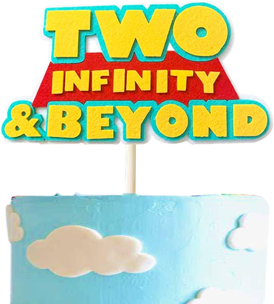 Two Infinity And Beyond Cake Topper Toy 2nd Birthday Cake Topper Two Infinity And Beyond Birthday... | Amazon (US)