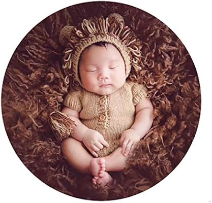 Amazon.com: M&G House Newborn Photography Props Lion Costume, Baby Photo Shoot Accessories: Baby | Amazon (US)