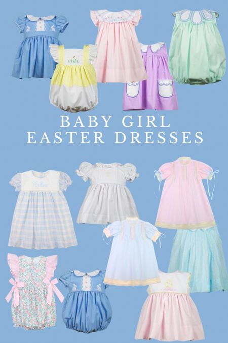 Sweet baby and toddler girl Easter dresses and bubbles💗💗 two of my favorite brands- Proper Peony & Cecil and Lou 

#LTKbaby #LTKSeasonal #LTKkids