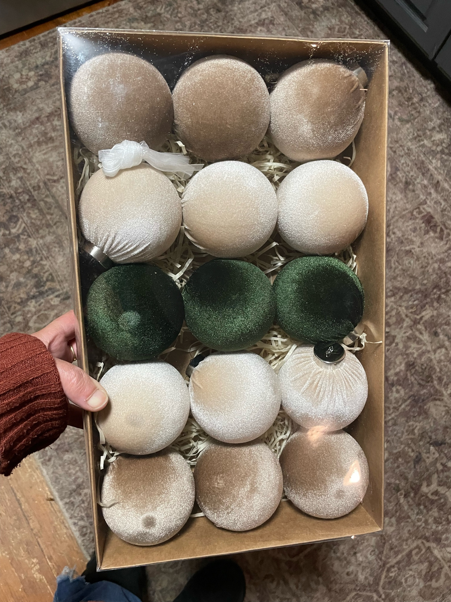 Christmas Tree Ornaments Velvet … curated on LTK