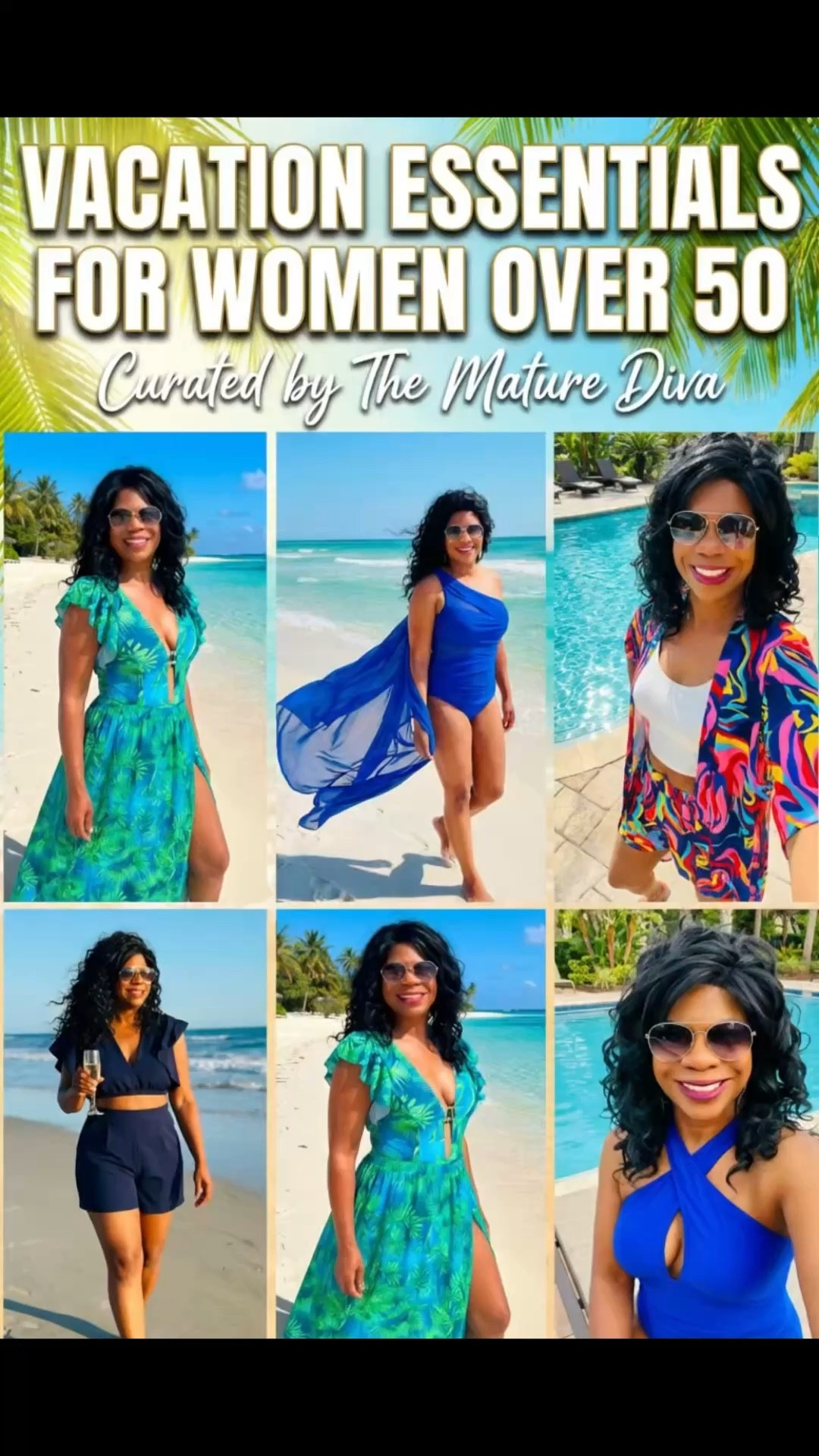 These are the Vacation Essentials  that every woman over 50 needs. 

Super flattering for midsize ladies💕

Comment SHOP below to receive a DM with the link to this post on my LTK ⬇ https://liketk.it/64LNs #ltkootd #ltkgrwm #ltktravel