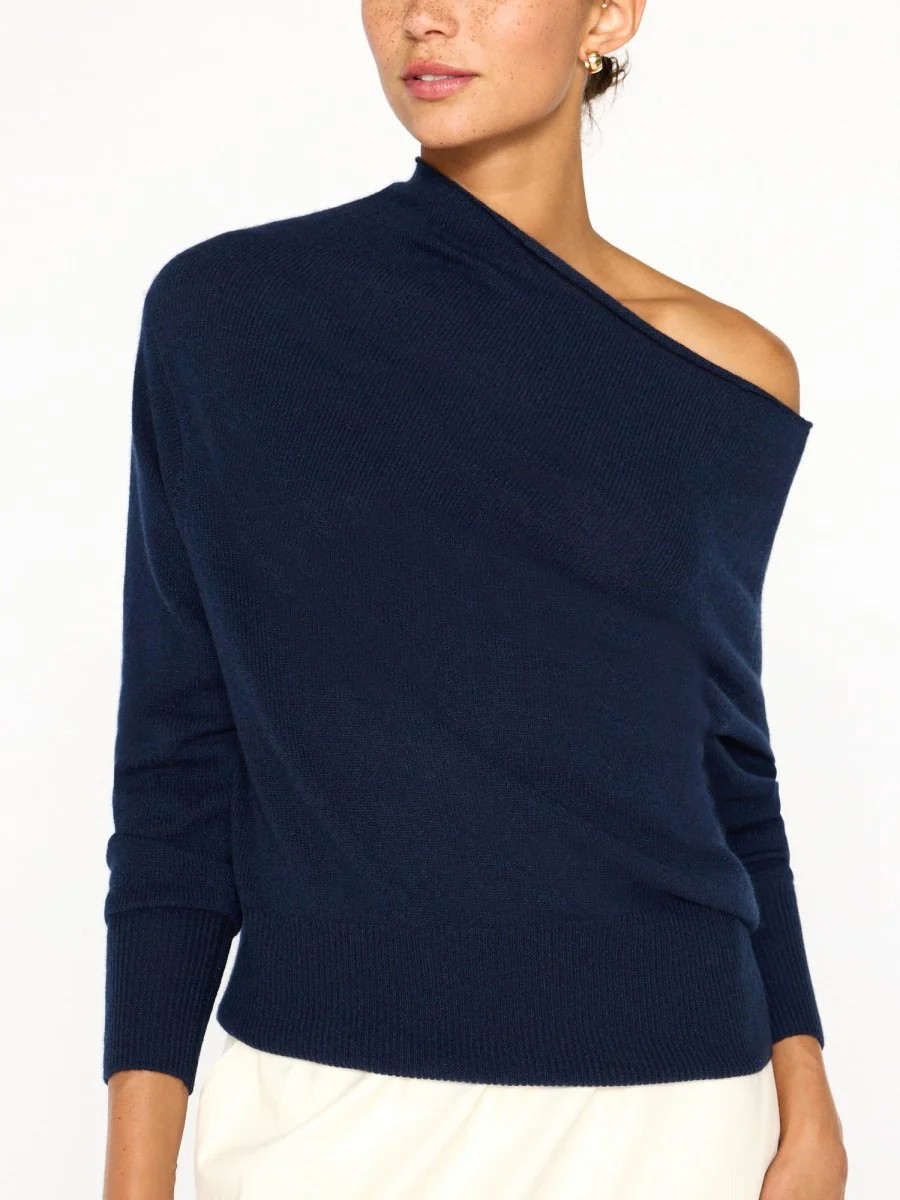 Brochu Walker | Women's Lori Off Shoulder in Baltic Navy | Brochu Walker