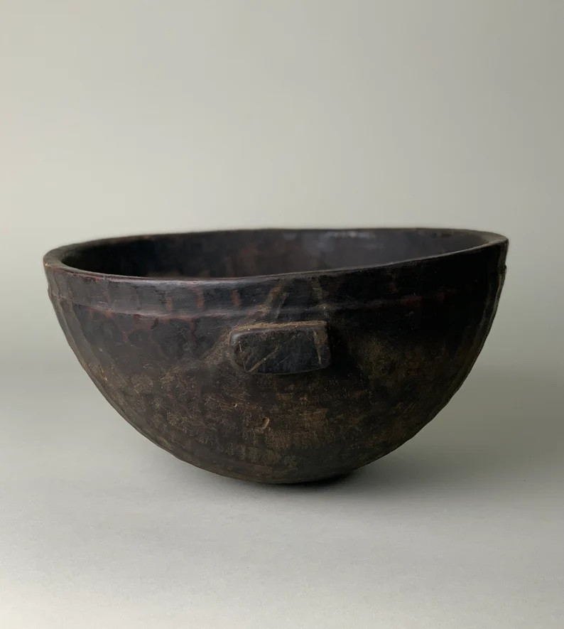 Vintage African Milking Bowl {A} (Free Shipping) | Etsy (US)