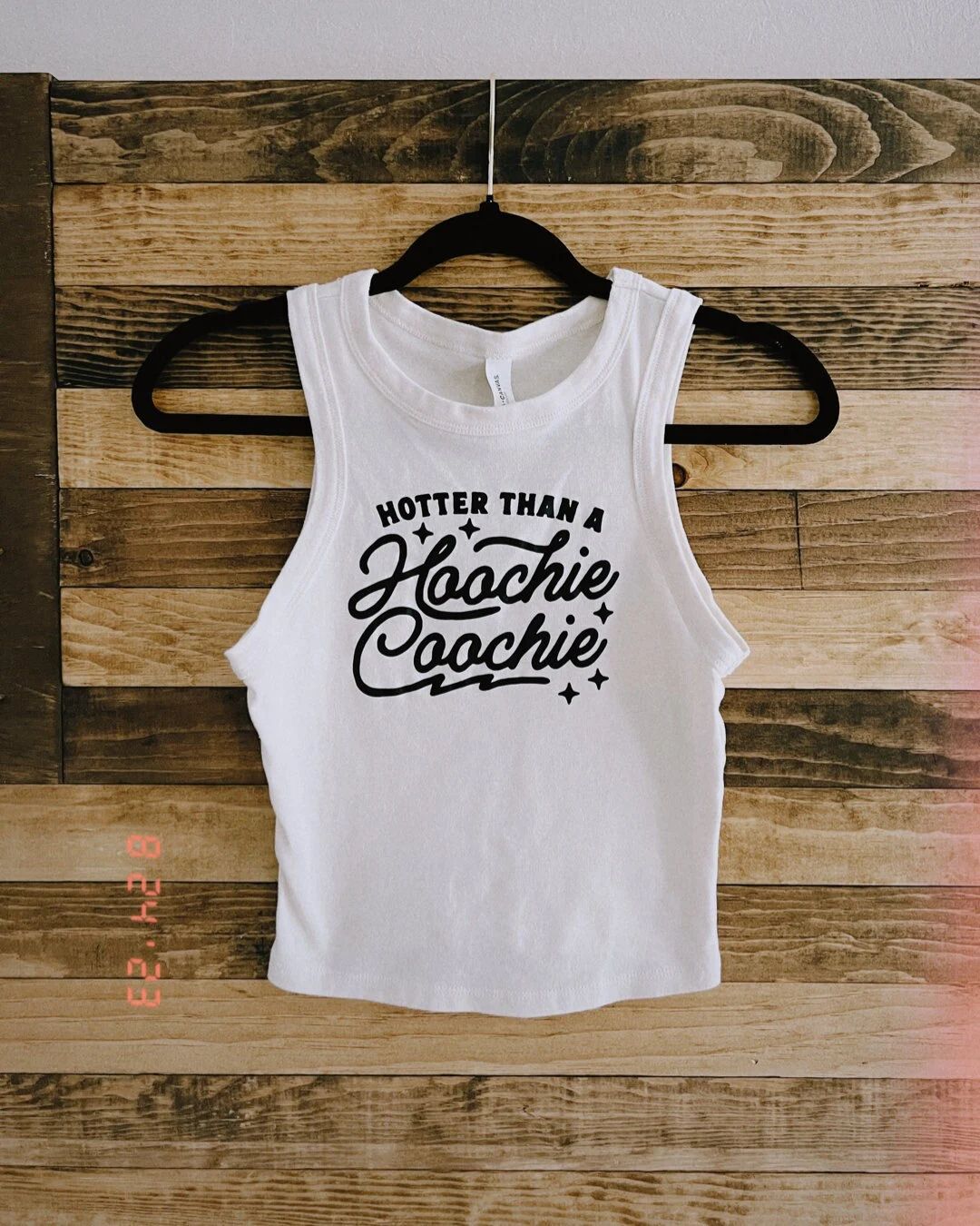 Hoochie Coochie Micro Ribbed Racerback Tank - Etsy | Etsy (US)