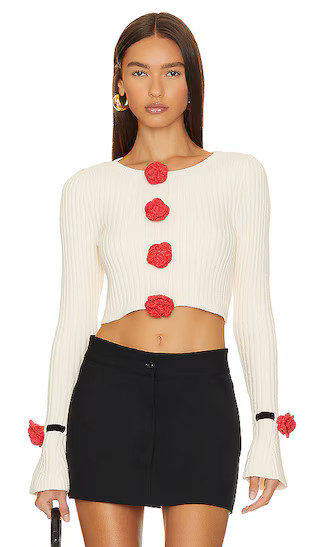 Roxana Cardigan in White | Revolve Clothing (Global)