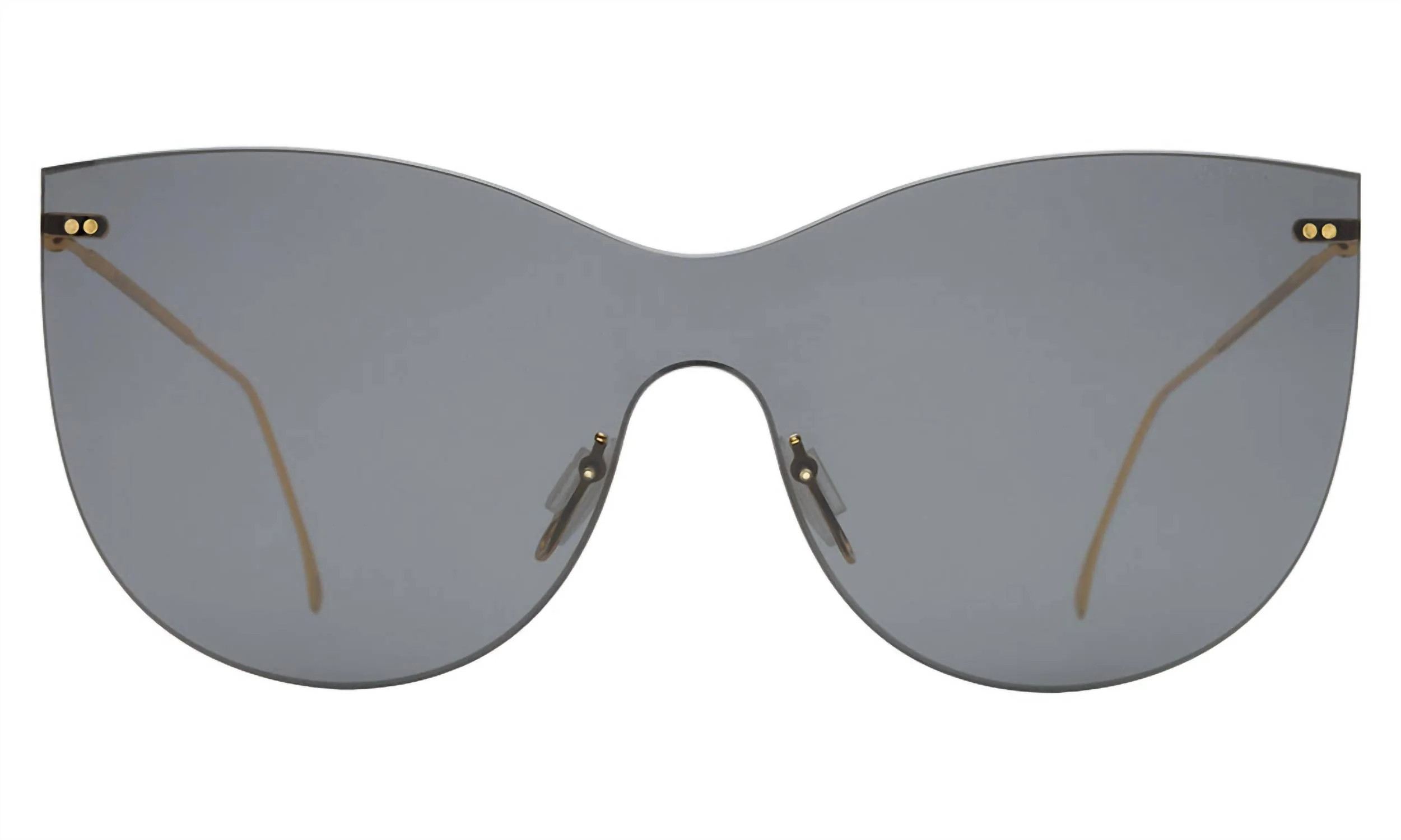 Women's Boca Mask Sunglasses In Grey | Shop Simon