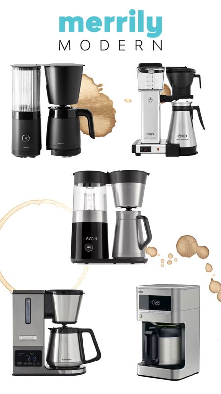 I was on the hunt for a modern, thermal carafe coffee maker that wasn’t insanely expensive.  My top 5 picks… including the one I purchased!

#coffee #moderncoffeemaker

#LTKhome #LTKFind