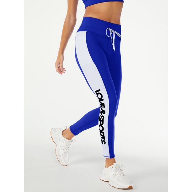 Love & Sports Women's Logo Leggings - Walmart.com | Walmart (US)