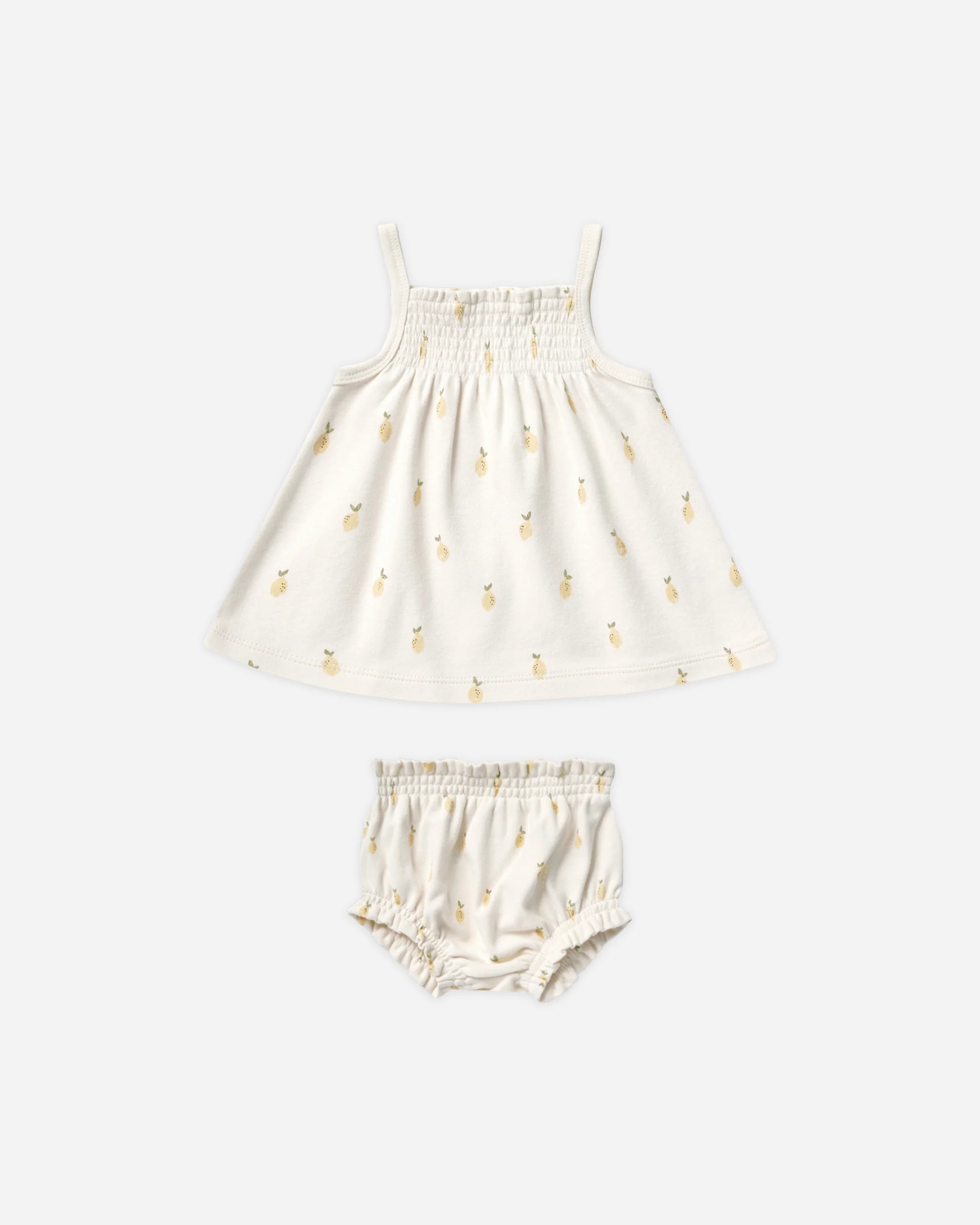 Smocked Tank + Bloomer Set || Lemons | Rylee + Cru
