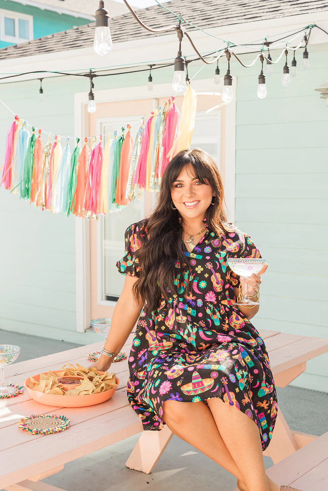 The Claire Dress-Fiesta | Layerz Clothing