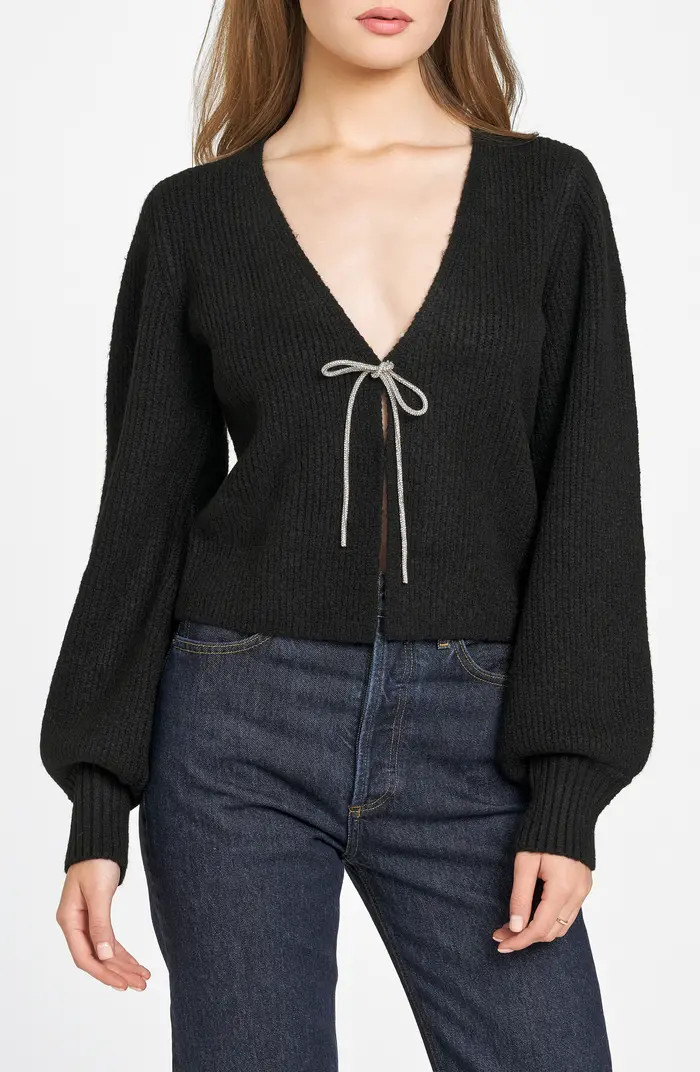 WAYF Lila Crystal Tie Cardigan | Nordstrom | Nordstrom