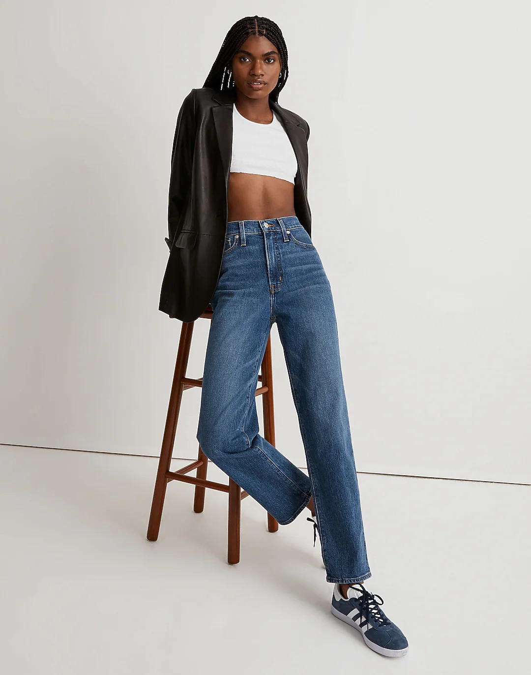 The Perfect Vintage Straight Jean in Mayfield Wash | Madewell