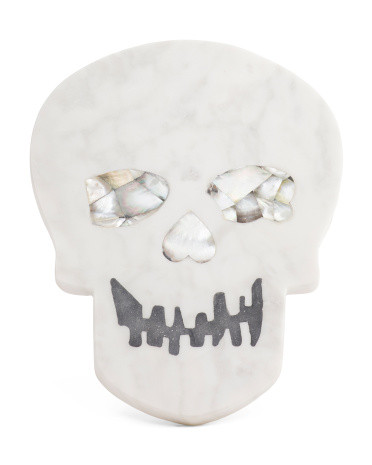 10x14 Marble Skull Cheese Platter | TJ Maxx