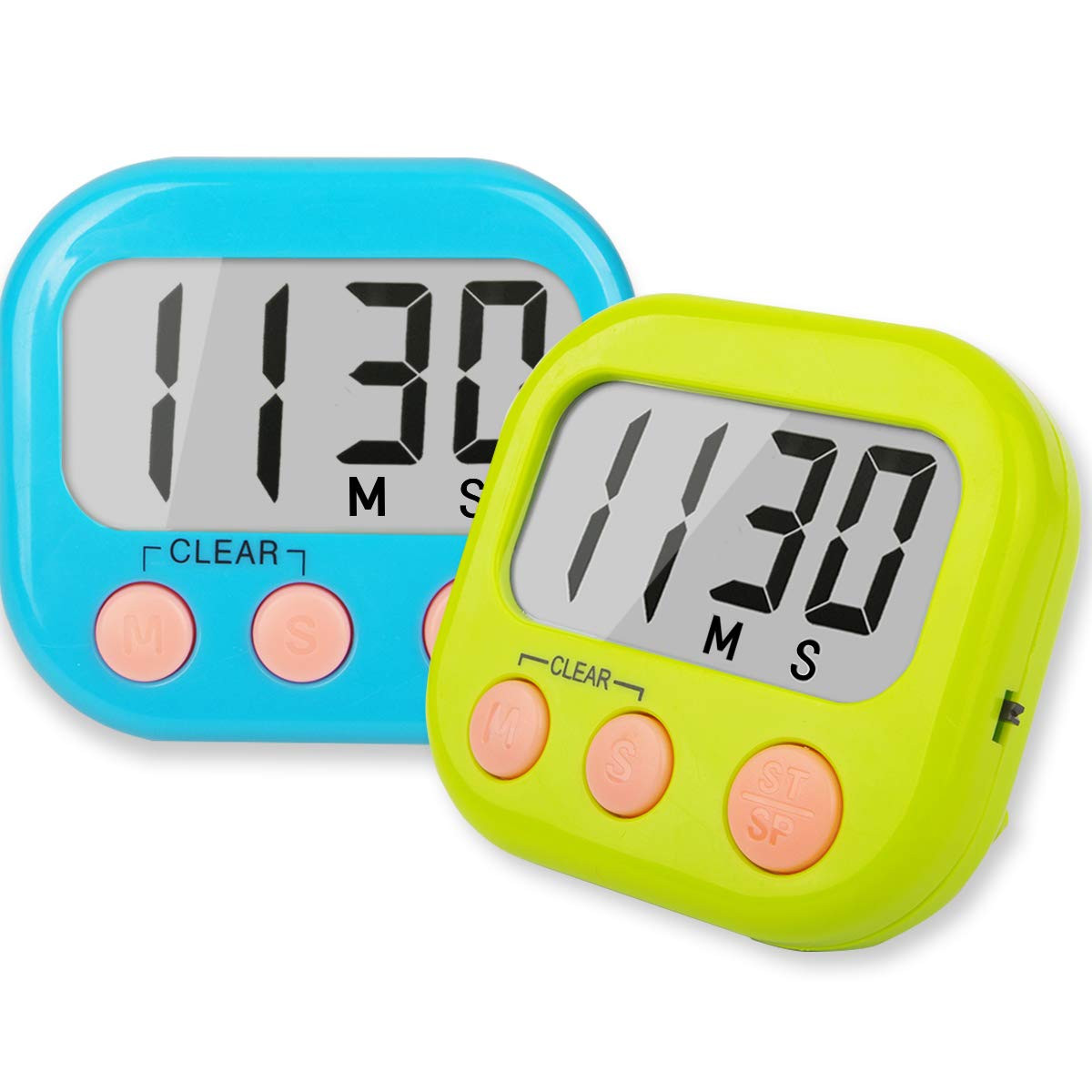 Classroom Timers for Teachers Kids Large Magnetic Digital Timer 2 Pack | Amazon (US)