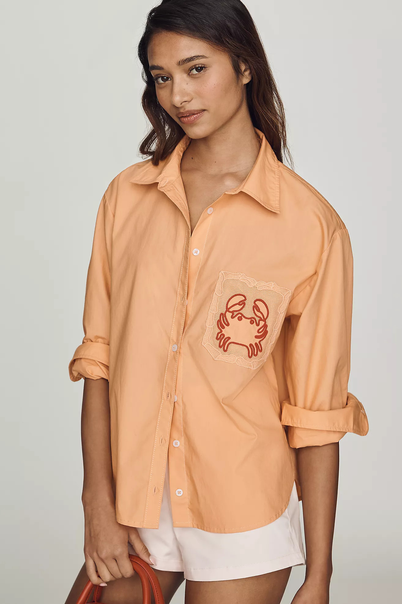 Novelty Shrunken Bennet Buttondown Shirt by Maeve | Anthropologie (US)